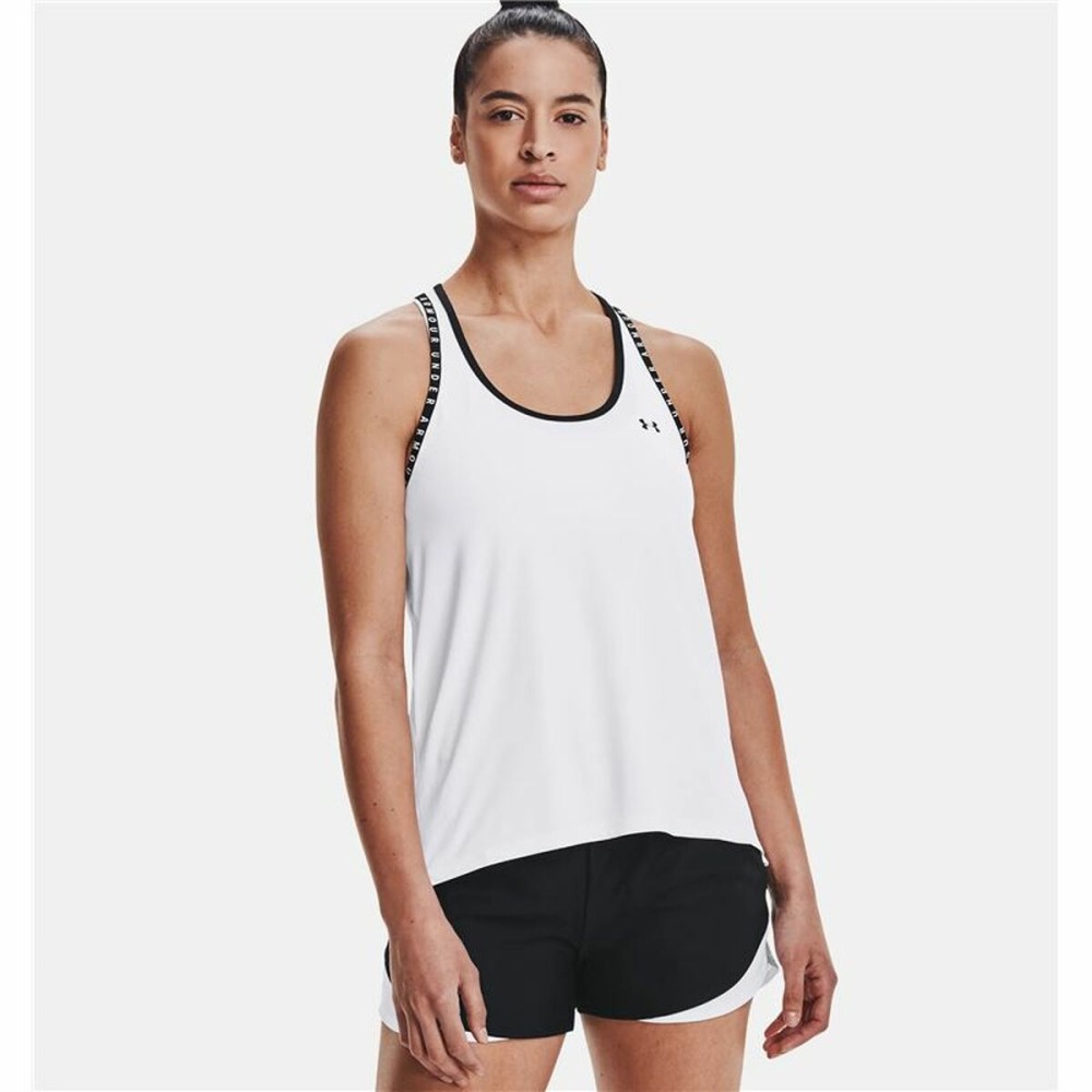 Tanktop Frau Under Armour Knockout Weiß