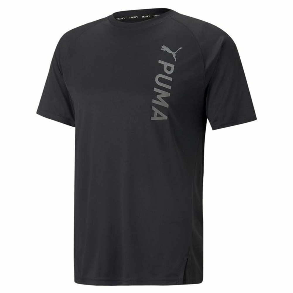 Herren Kurzarm-T-Shirt Puma Fit Schwarz Herren