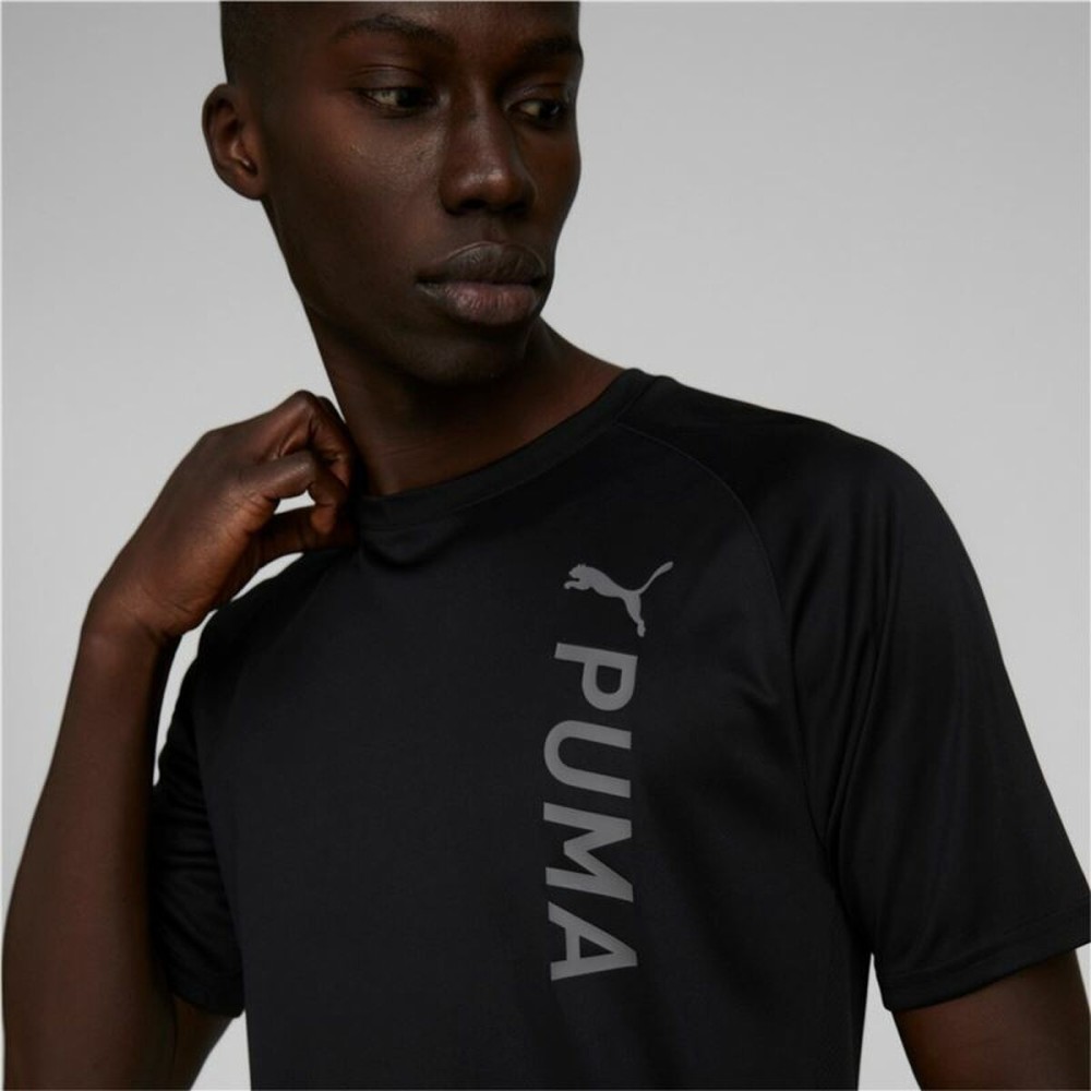 T-shirt à manches courtes homme Puma Fit Noir Homme