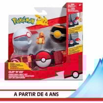 Set of Figures Pokémon Clip 'N' Go - Charmander 5 cm 5 Pieces