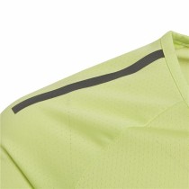 Child's Short Sleeve T-Shirt Adidas Training Cool tee Lime green