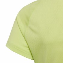 T shirt à manches courtes Enfant Adidas Training Cool tee Vert citron