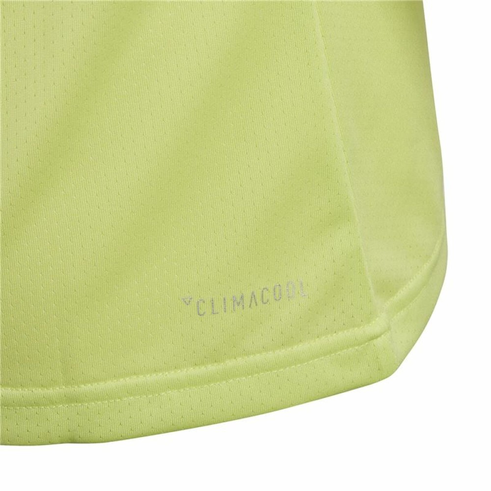 T shirt à manches courtes Enfant Adidas Training Cool tee Vert citron