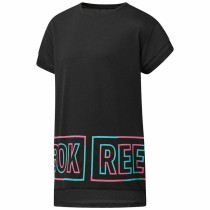 Damen Kurzarm-T-Shirt Reebok Dance Girls Squad Schwarz