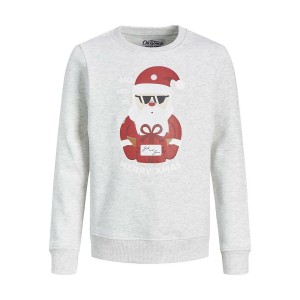 Sweat sans capuche homme Jack & Jones 12219685  Blanc