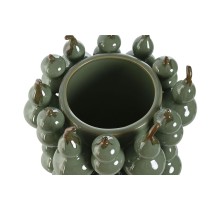 Vase Home ESPRIT Vert Grès Tropical 25 x 25 x 30 cm