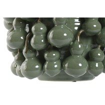 Vase Home ESPRIT Green Stoneware Tropical 30 x 30 x 23 cm