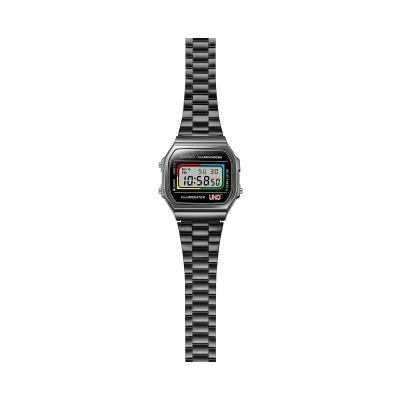 Montre Homme Casio A168WEUC-1AER Noir Gris (Ø 36 mm)