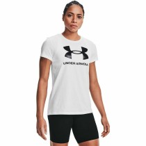 Women’s Short Sleeve T-Shirt Under Armour Sportstyle White