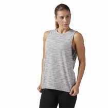 Tank Top Women Reebok Marble Muscle Light grey