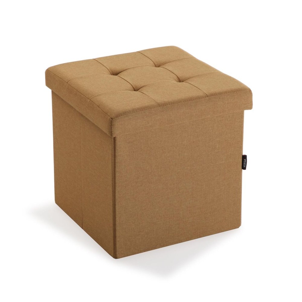 Coffre démontable Versa Moutarde Bois MDF 38 x 37,5 x 38 cm