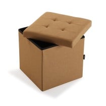 Detachable Trunk Versa Mustard MDF Wood 38 x 37,5 x 38 cm