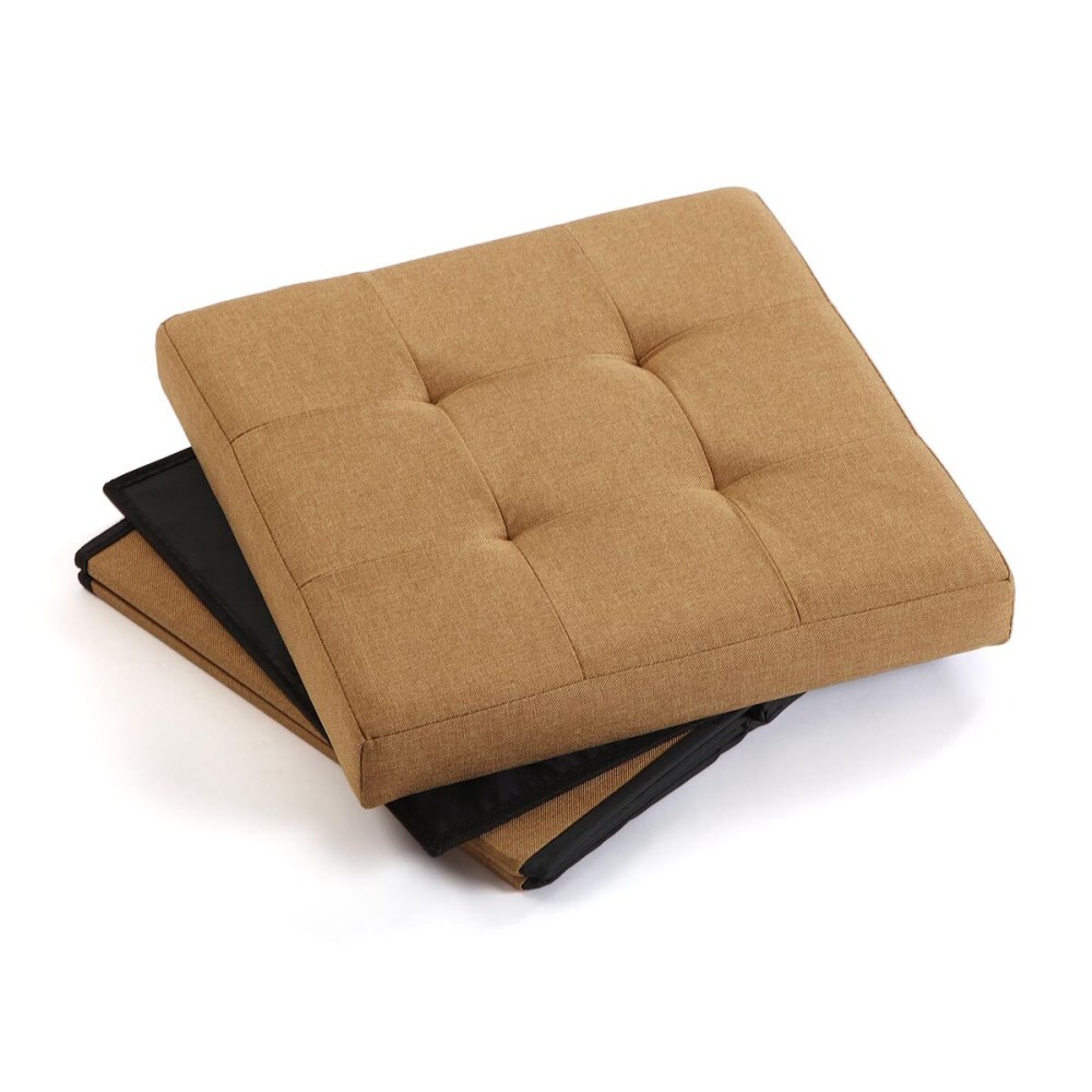 Coffre démontable Versa Moutarde Bois MDF 38 x 37,5 x 38 cm