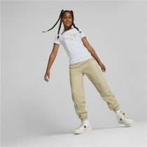 Child's Short Sleeve T-Shirt Puma Alpha White