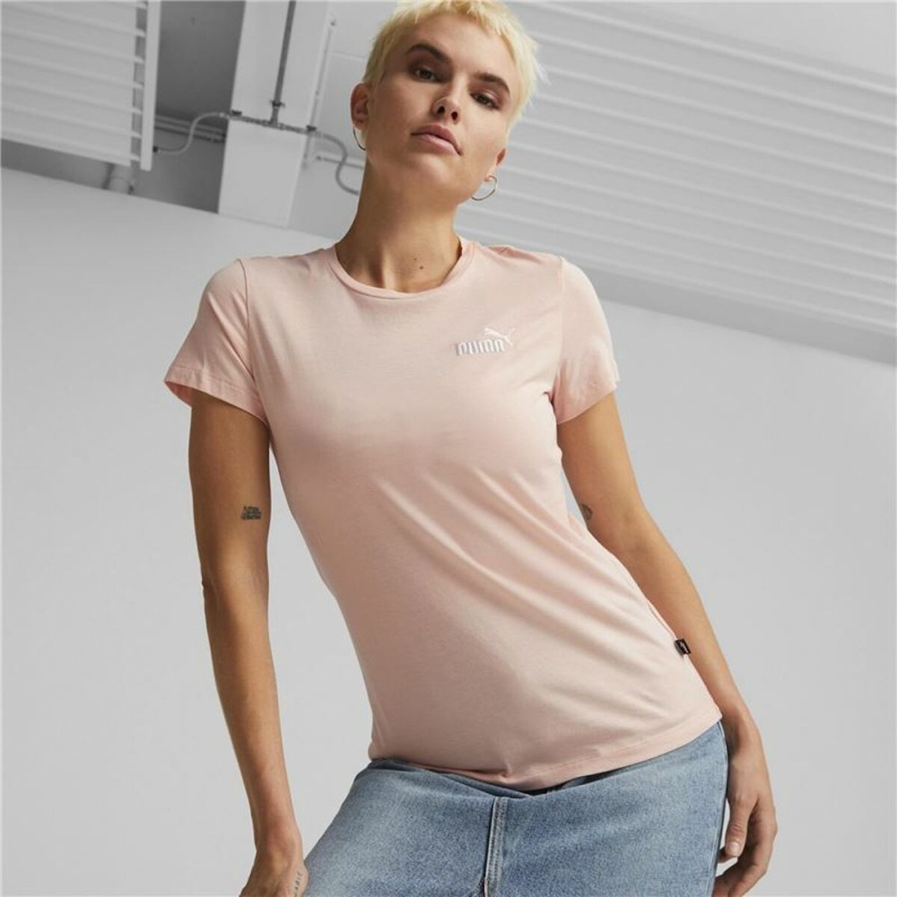 Damen Kurzarm-T-Shirt Puma Hellrosa