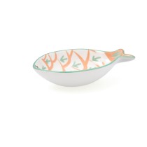 Bol pour Apéritifs Quid Kaleido Blanc Céramique 14 x 9 x 3 cm (4 Unités)
