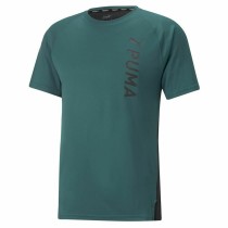 T-shirt à manches courtes homme Puma Vert foncé Homme