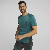 Herren Kurzarm-T-Shirt Puma Dunkelgrün Herren