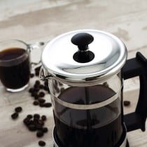 Kolben-Kaffeemaschine Quid Serenia Durchsichtig Glas Edelstahl 350 ml (6 Stück)