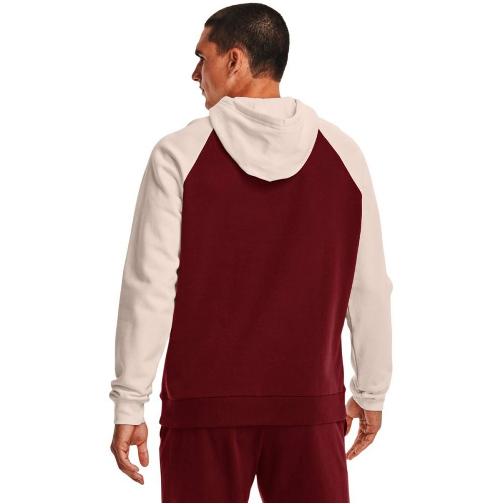 Herren Sweater mit Kapuze Under Armour Dunkelrot