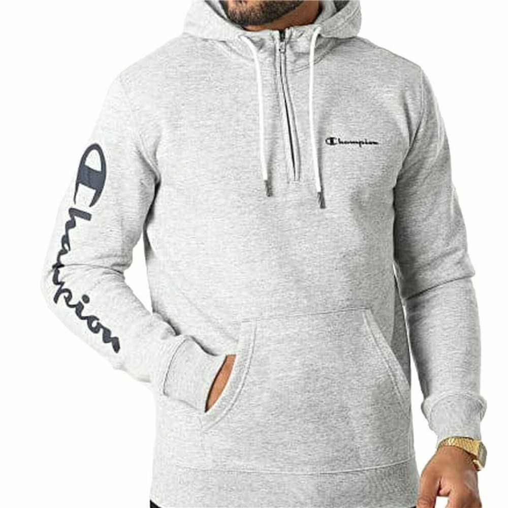 Sweat à capuche homme Champion Gris