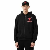 Sportjackefür Herren New Era Chicago Bulls Schwarz