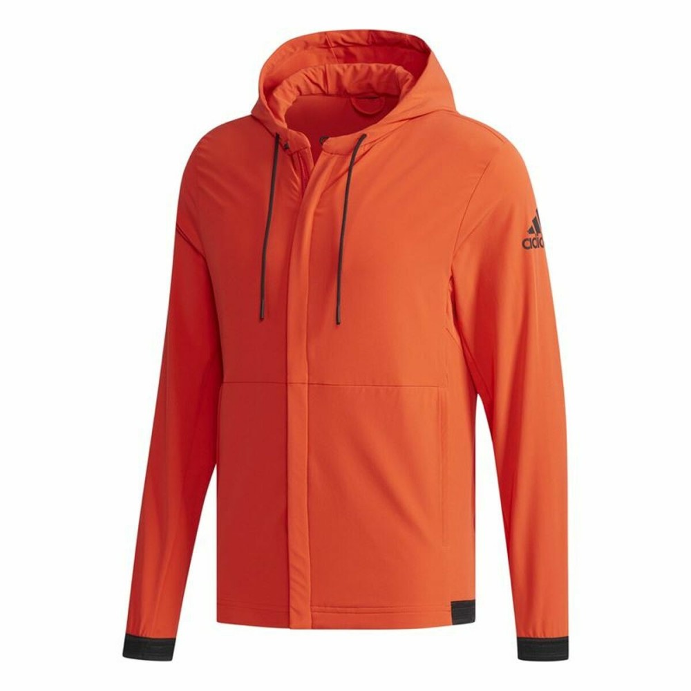 Sportjackefür Herren Adidas Dunkelorange