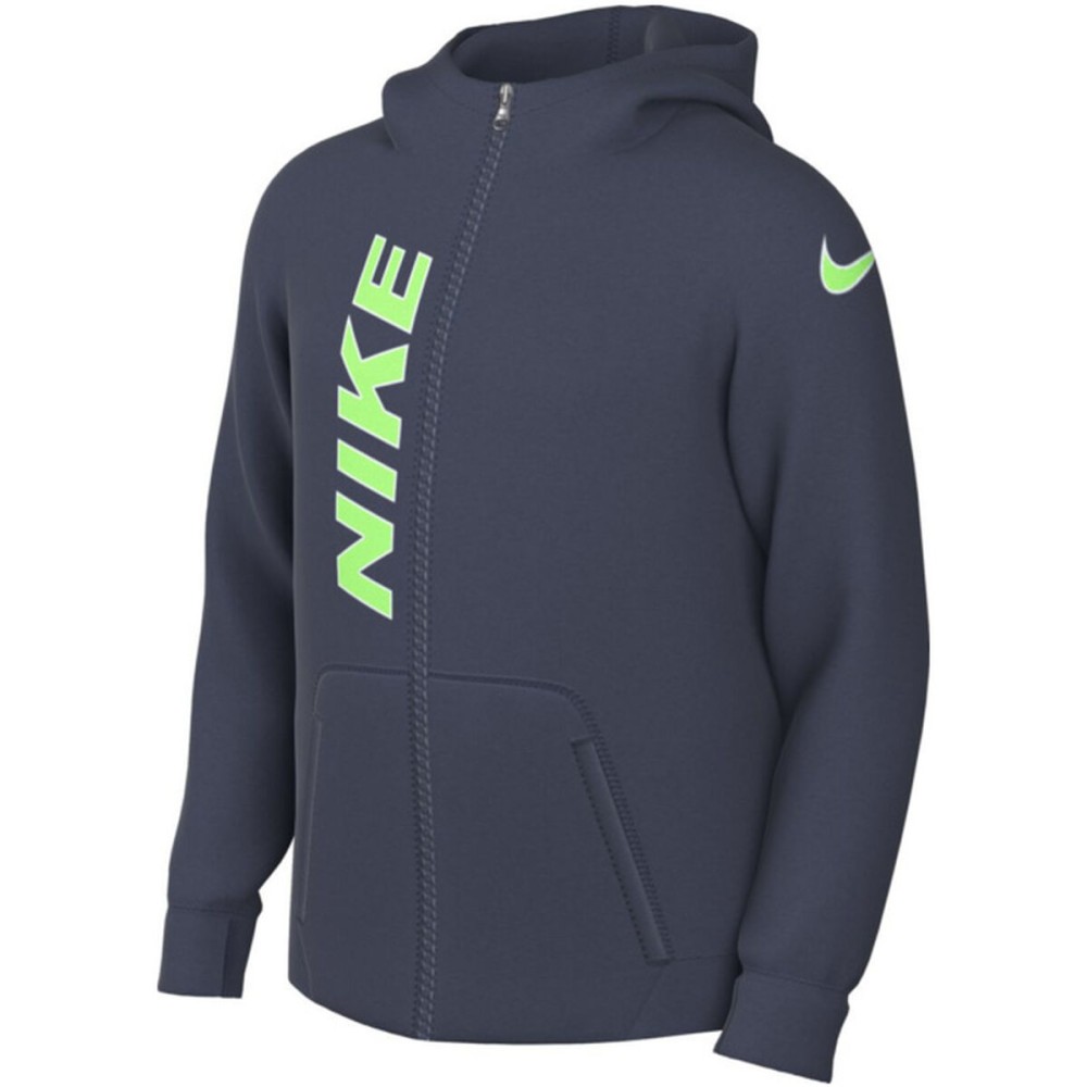 Sportjacke für Kinder Nike Blau