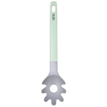 Pasta Spoon Quid Ozon Green Plastic 32 cm (12 Units)