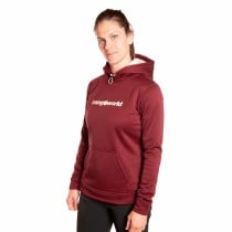 Damen Sweater mit Kapuze Trangoworld Granatrot