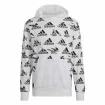 Sweat à capuche homme Adidas Essentials Brandlove Blanc