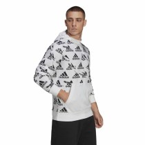 Sweat à capuche homme Adidas Essentials Brandlove Blanc