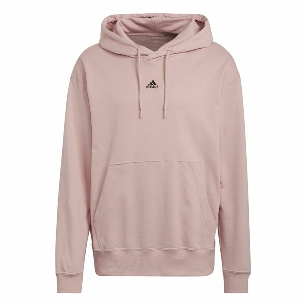 Herren Sweater mit Kapuze Adidas Essentials Rosa