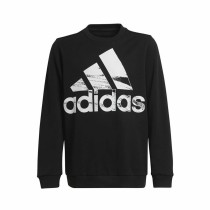 Children’s Sweatshirt without Hood Adidas Sweat Logo Black