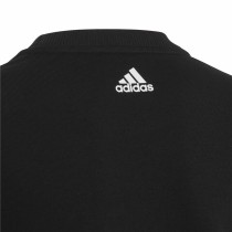 Jungen Sweater ohne Kapuze Adidas Sweat Logo Schwarz