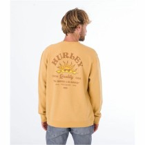 Sweat sans capuche homme Hurley No Bummers Ocre