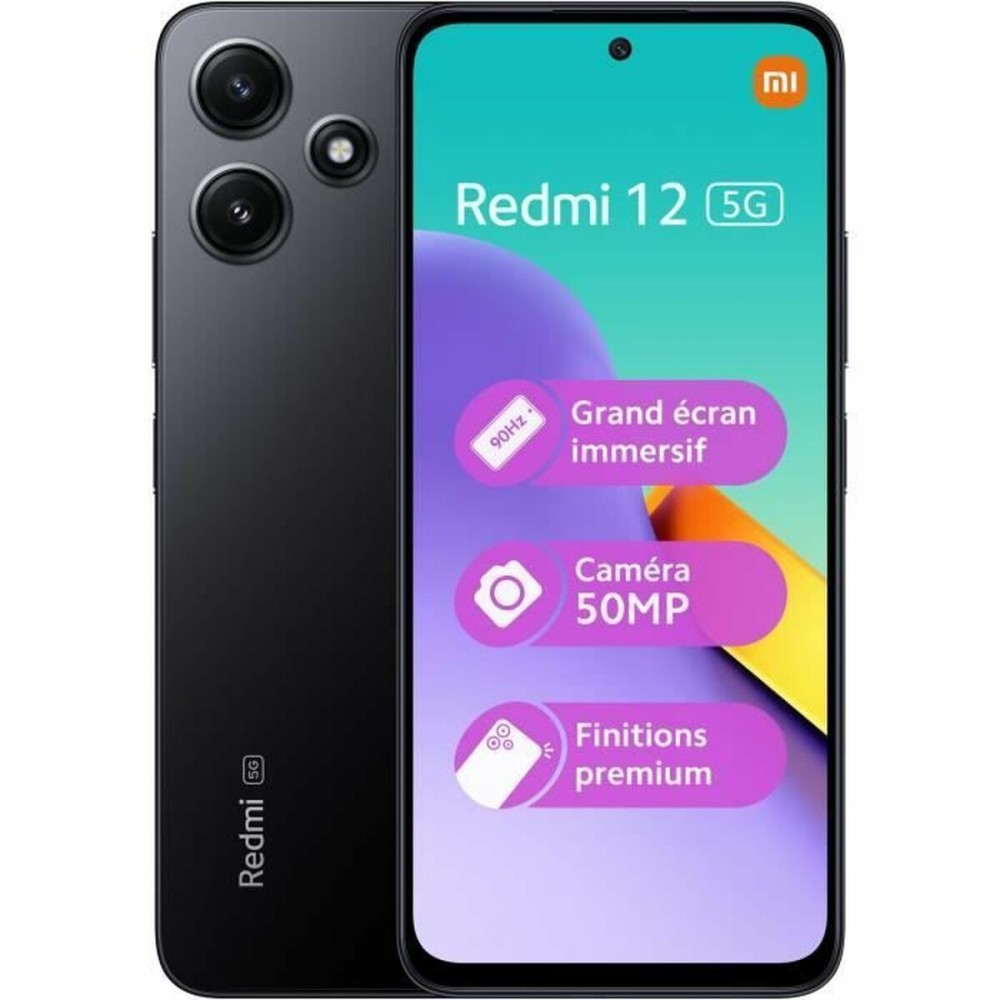 Smartphone Xiaomi REDMI 12 5G 4-128 BK 6,8" 6,79" Octa Core 4 GB RAM 128 GB Black