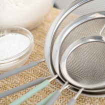 Set of Sieves Quid Ozon Metal 16 cm 12 cm 8 cm 3 Units