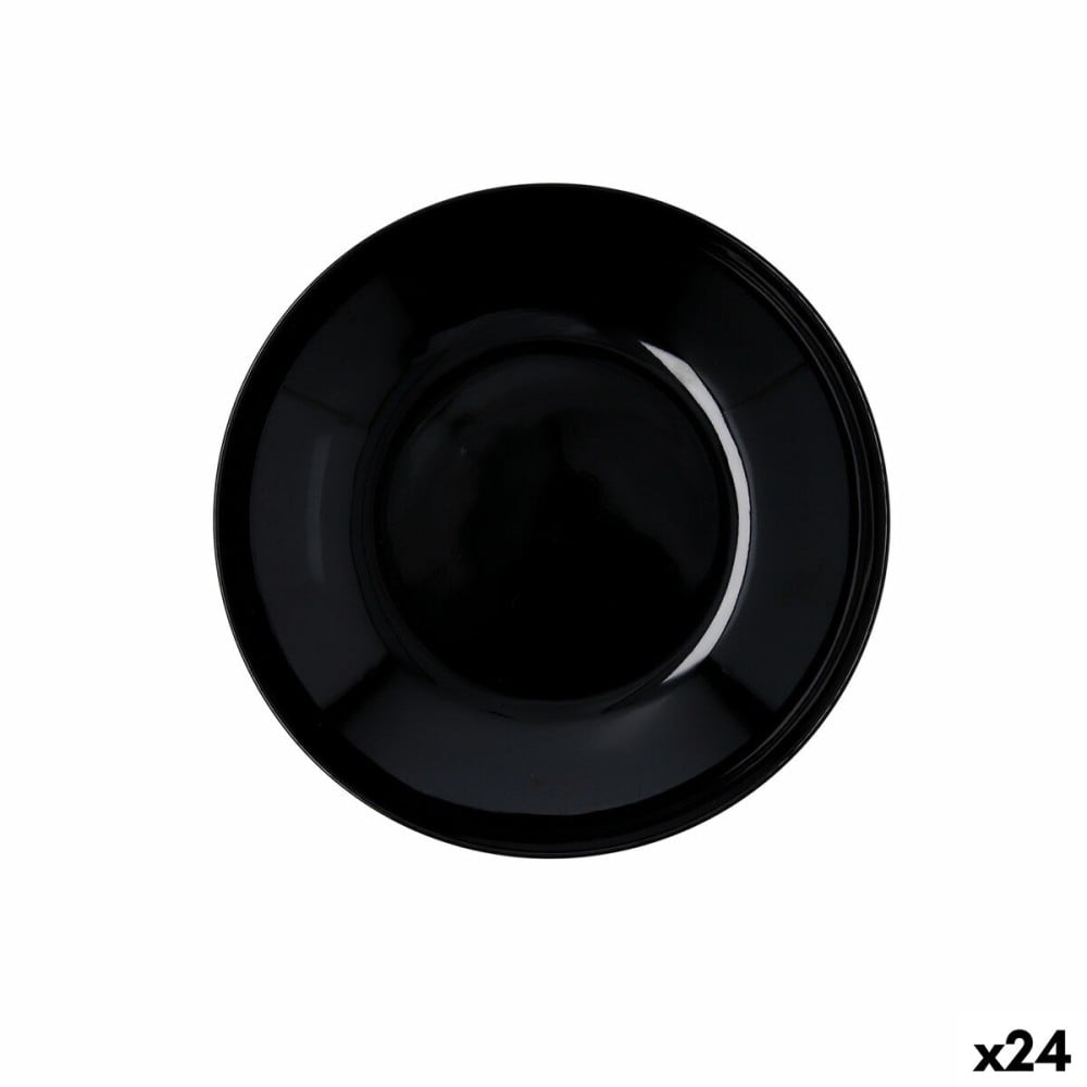Suppenteller Quid Select Basic Schwarz Melamine 23 cm (24 Stück)