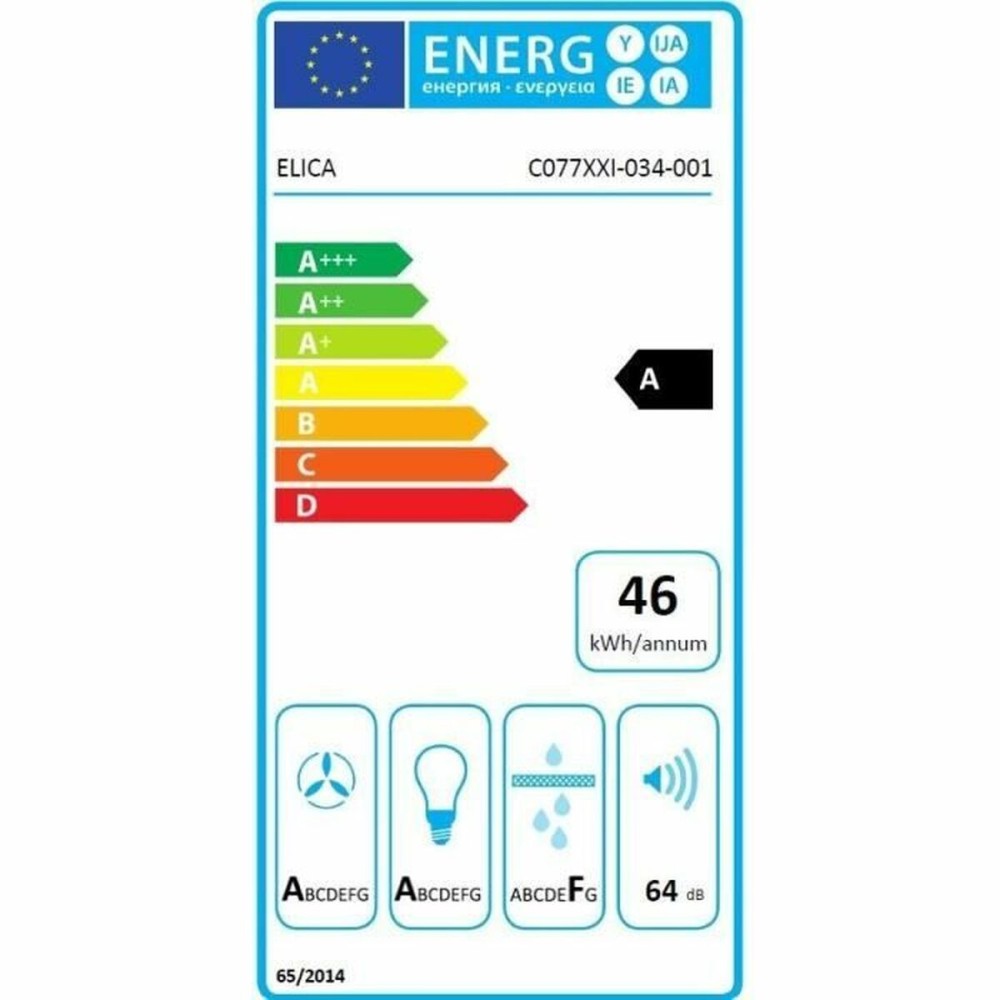 Hotte standard Elica Noir