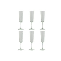 Gläsersatz Home ESPRIT grün Kristall 6 x 6 x 23,7 cm (6 Stück)