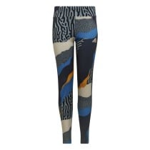 Sports Leggings for Children Adidas Multicolour Blue