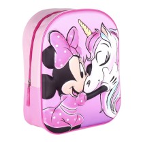 Schulrucksack Minnie Mouse Rosa (25 x 31 x 10 cm)