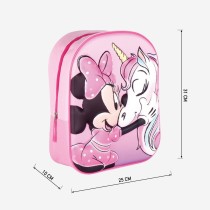 Schulrucksack Minnie Mouse Rosa (25 x 31 x 10 cm)