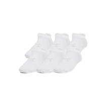 Chaussettes de Sport Under Armour Essential No Show Blanc