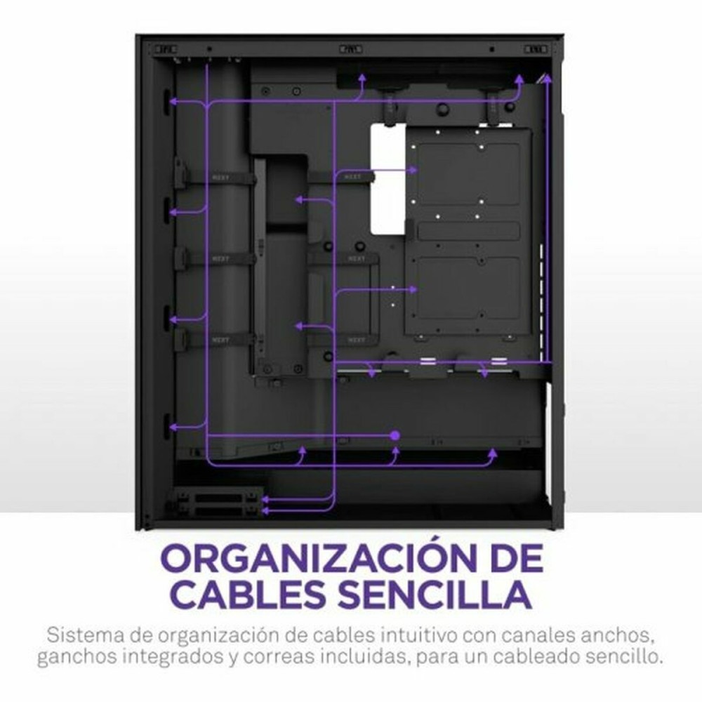 ATX Semi-tower Box NZXT H7 Flow Midi Black