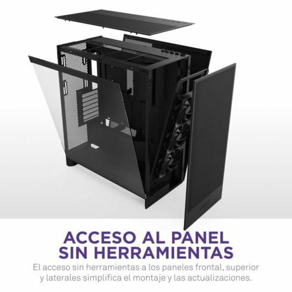 ATX Semi-tower Box NZXT H7 Flow Midi Black