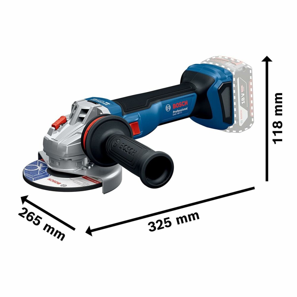 Winkelschleifer BOSCH GWS 18V-11 1100 W