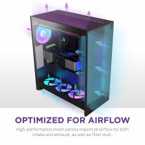 ATX Semi-tower Box NZXT H7 Flow Midi Black
