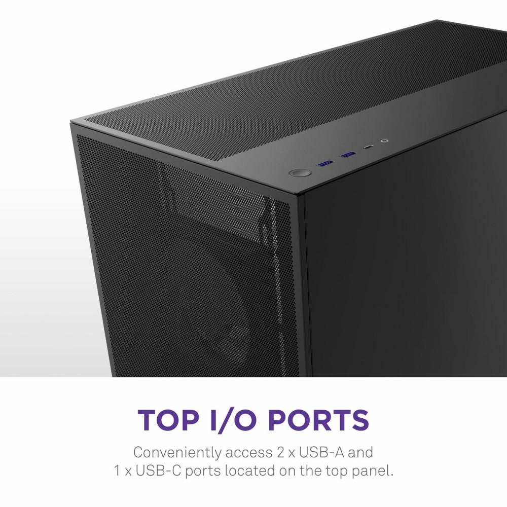 ATX Semi-tower Box NZXT H7 Flow Midi Black